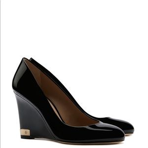 • Tory Burch • Astoria High Wedge Patent Black 8